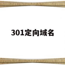 301定向域名(域名做301重定向有必要吗)