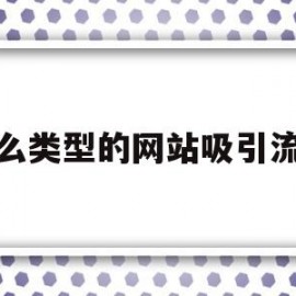 什么类型的网站吸引流量(什么类型的网站吸引流量多)