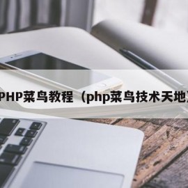 PHP菜鸟教程（php菜鸟技术天地）