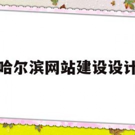 哈尔滨网站建设设计(哈尔滨网站建设策划)