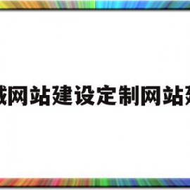 商城网站建设定制网站建设(商城网站建设定制网站建设流程)