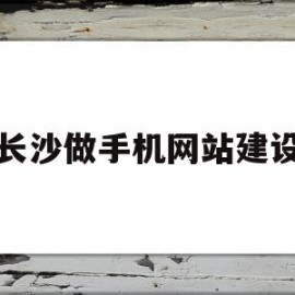 长沙做手机网站建设(长沙做手机网站建设多少钱)