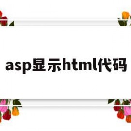 asp显示html代码(aspnet html)