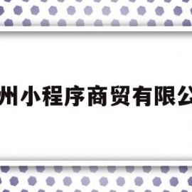 苏州小程序商贸有限公司(苏州小程序商贸有限公司是干嘛的)