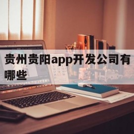 包含贵州贵阳app开发公司有哪些的词条