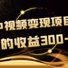 黄岛主《抖音中视频变现项目孵化》单天的收益300-500 操作简单粗暴