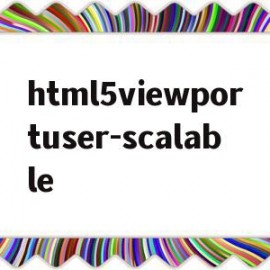 html5viewportuser-scalable的简单介绍