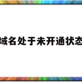 域名处于未开通状态(域名暂未生效怎么办)