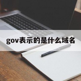 gov表示的是什么域名(gov表示的是什么域名和地址)