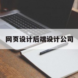 网页设计后端设计公司(网页设计是前端还是后端)