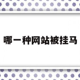 哪一种网站被挂马(网站被挂马 被网警查)