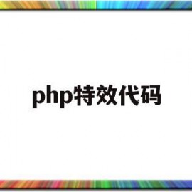 php特效代码(php常用代码大全)