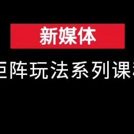 新媒体矩阵玩法系列课程