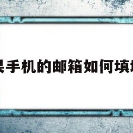 苹果手机的邮箱如何填域名(苹果手机的邮箱如何填域名信息)