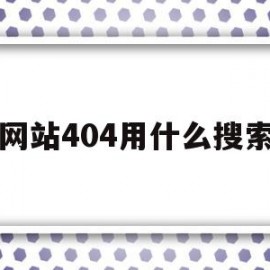 包含网站404用什么搜索的词条