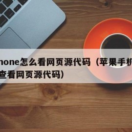 iphone怎么看网页源代码（苹果手机如何查看网页源代码）