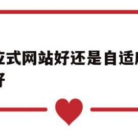 响应式网站好还是自适应网站好(响应式网页和自适应网页有什么区别?)