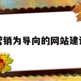 营销为导向的网站建设(营销导向企业网站建设的优势包括哪些方面?)