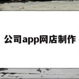 公司app网店制作(新手怎么制作公司网站)