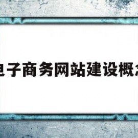 电子商务网站建设概念(电子商务网站建设是什么)