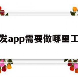 研发app需要做哪里工作(研发app需要做哪里工作内容)