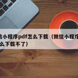 微信小程序pdf怎么下载（微信小程序pdf怎么下载不了）