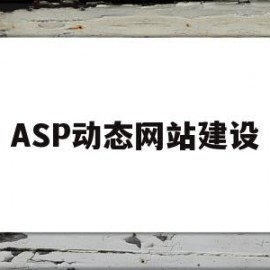 ASP动态网站建设(asp动态网页设计教程)