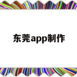 东莞app制作(东莞如何制作免费的网页)