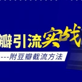 豆瓣引流实战课(附豆瓣截流方法)