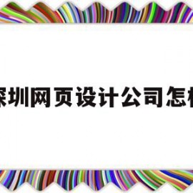 深圳网页设计公司怎样(深圳网页设计公司排行榜)