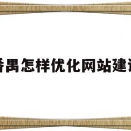 番禺怎样优化网站建设(广州网站优化关键词教程)