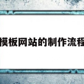 包含模板网站的制作流程的词条