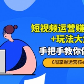 短视频运营赚钱新思路+玩法大解析：手把手教你做短视频【PETER最新更新中】