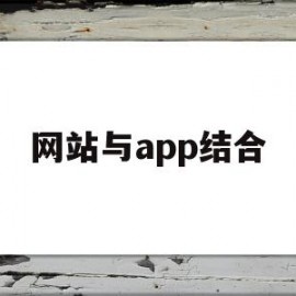 网站与app结合(app和网址的优缺点有什么区别)