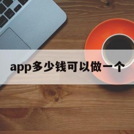 app多少钱可以做一个(做一个app可以赚多少钱)