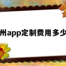 郑州app定制费用多少钱(郑州app定制费用多少钱一年)