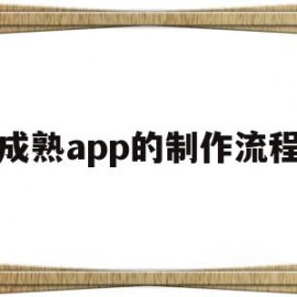 成熟app的制作流程(app制作流程及最优步骤)