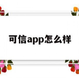 可信app怎么样(可信通信app下载)