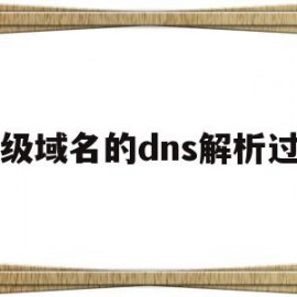 二级域名的dns解析过程(二级域名的dns解析过程是什么)