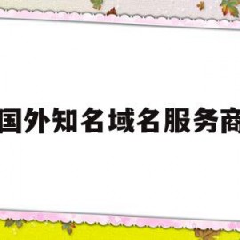 国外知名域名服务商(国外知名域名服务商有哪些)