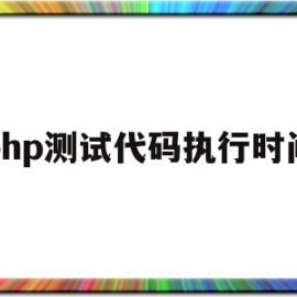 php测试代码执行时间(php测试代码执行时间怎么写)