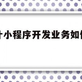 设计小程序开发业务如何记账(小程序开发的设计模式)