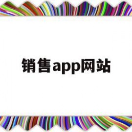 销售app网站(销售app平台有哪些)