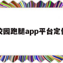 校园跑腿app平台定位(校园跑腿app平台定位在哪里)