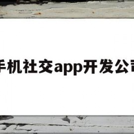 手机社交app开发公司(社交app开发必用的技术)