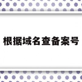 根据域名查备案号(怎么查询域名备案号)