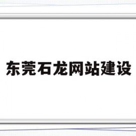 东莞石龙网站建设(东莞网站建设人才招聘)