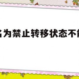 域名为禁止转移状态不能转入的简单介绍