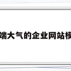 高端大气的企业网站模板(高端大气的企业网站模板有哪些)