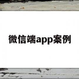 微信端app案例(微信案例分析的总结与建议)